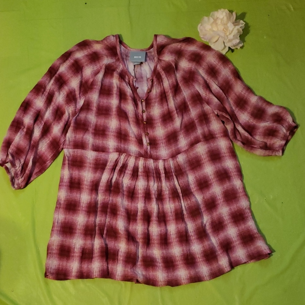 Maeve Anthropologie peasant top